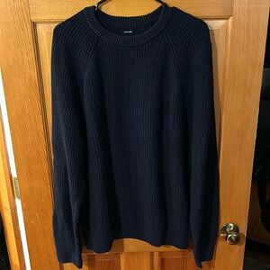Abercrombie & Fitch - Oversized Navy Sweater - NWOT, XL